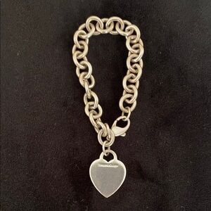 Tiffany & Co. Silver Heart Tag Bracelet